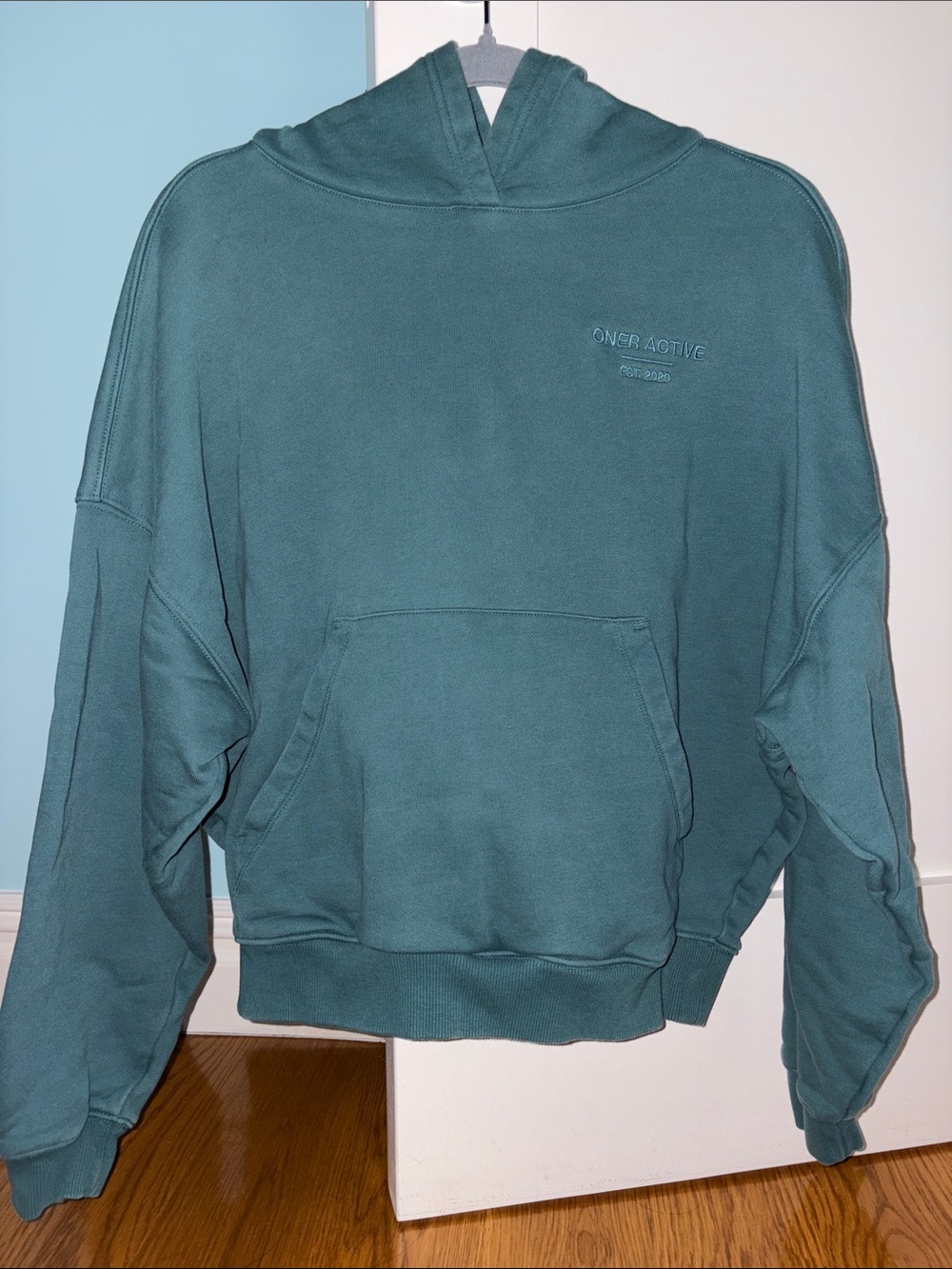 Oner Active Oversized Hoodie- Marine Teal- Small